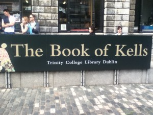 Trinity College with the Book of Kells 