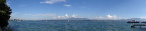 Blick von Bellevue über den Lac Léman