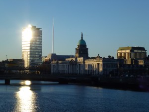 Customes House and River Liffey, Dublin