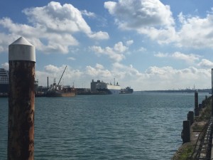 Der Hafen von Southampton