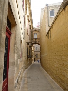 Typische Straße in Mdina