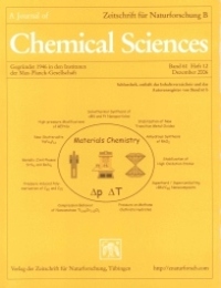coverpage: Zeitschrift für Naturfroschung 61(12) (2006)