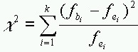 Berechnung von Chi-Quadrat