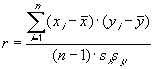 Produkt-Moment Korrelationskoeffizient r von Pearson