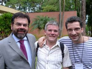 Prof. Dr. Gilberto Cmara (INPE), Prof. Dr. Werner Kuhn (ifgi), Prof. Dr. Antonio Krger (ifgi) (v.l.n.r.)