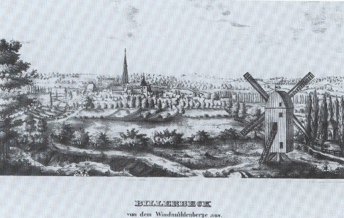 Historische Ansicht von Billerbeck um 1840