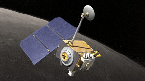 Eine Simulation des „Lunar Reconnaissance Orbiter" (LRO)
