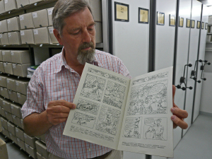 Die Varusschlacht ist nicht nur Thema der Wissenschaft: Hans Mhl prsentiert im Magazin eine von Schlern verfasste Comicfassung der Geschichte des Arminius.