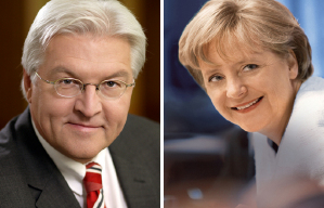 Wer macht das Rennen? Herausforderer Frank-Walter Steinmeier (SPD) oder Bundeskanzlerin Angela Merkel (CDU)?
