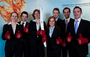Das Team aus Mnster (von links nach rechts): Anna Kaland, Tobias Kins, Anja Schwering, Jana Pellert,  Christoph Kaiser, Kai Krger und Friedrich Sommer