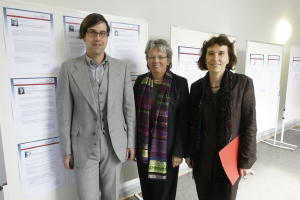 Dr. Wolfgang Imo, Dr. Marianne Ravenstein und Prof. Dr. Susanne Gnthner (v. l.) erffneten gemeinsam das CeSI.
