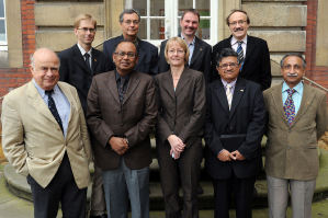 Eine hochrangige Delegation aus Indien informierte sich ber indisch-deutsche Kooperationsprojekte an der WWU.