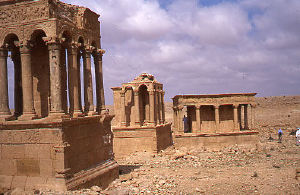 Sptantike Grabbauten in Ghirza