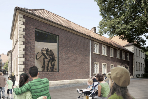 Im neuen Geomuseum erhält das "Ahlener Mammut" ein eigenes Mammutfenster, durch das die Besucher es schon von außen bestaunen können.