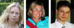 Dr. Olga Kozubska-Andrusiv, Dr. Daniela Bonanno und Dr. Valentin Barna (v. l.)