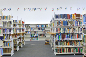 "P SYSYPP S YP P" zieht sich durch die gesamte Bibliothek.