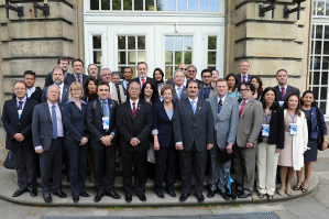 27 Hochschulrektoren und Universittsangestellten aus Brasilien besuchte am Montag die Universitt Mnster.