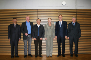 Prof.  W. Shen (NSFC),  Prof. F. Schth (DFG), Prof. J. Wang, (NSFC), D.  Dzwonnek (DFG), Prof. H. Fuchs (WWU), Dr. H. Koller (WWU).