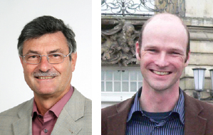 Die beiden Sprecher des SoN: Prof. Dr. Helmut Zacharias (l.) und Prof. Dr. Bart Jan Ravoo