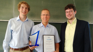 Friedrich Bach, Prof. Dr. Gernot Mnster und Markus Tegeder (von links)