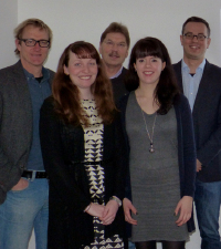 Das CODY-Team (von links): Privatdozent Dr. Christian Dobel, Julia Raddatz, Prof. Dr. Heinz Holling, Christin Schwenk, Dr. Jrg-Tobias Kuhn