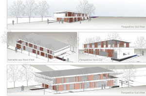 Das neue Gesundheits- und Leistungssportzentrum entsteht ab voraussichtlich Ende 2014 am Horstmarer Landweg.