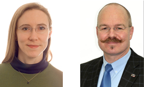 Dr. Carolyn van der Bogert und Prof. Dr. Harald Hiesinger