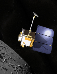 Künstlerische Darstellung des Lunar Reconnaissance Orbiter