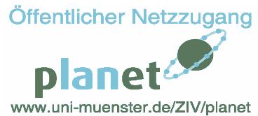 pLANet-Logo im Aufkleber-Format
