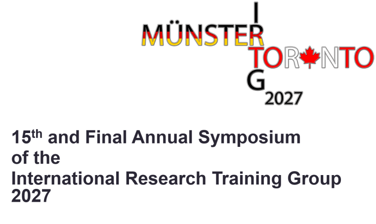 15th and Final Annual IRTG Symposium
