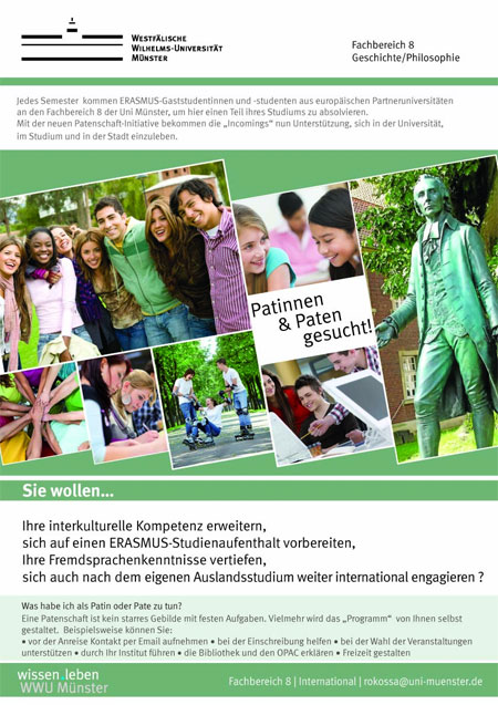 Plakat Erasmus Paten