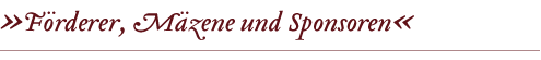 Sponsoren