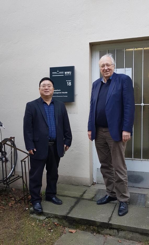 Prof. Dr. Zhixiong Li und Prof. Dr. Hans-Peter Großhans