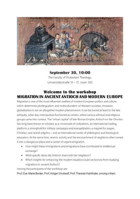 Antioch And Migration. Poster New