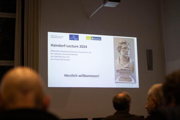 Start of the first Haindorf Lecture 2024