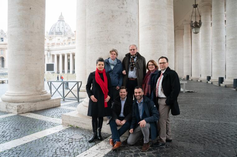 Das Pius XII.-Team in Rom