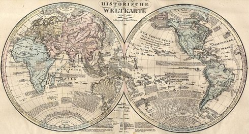 HISTORISCH-GENEALOGISCH-GEOGRAPHISCHER ATLAS von Le Sage Graf Las Cases.