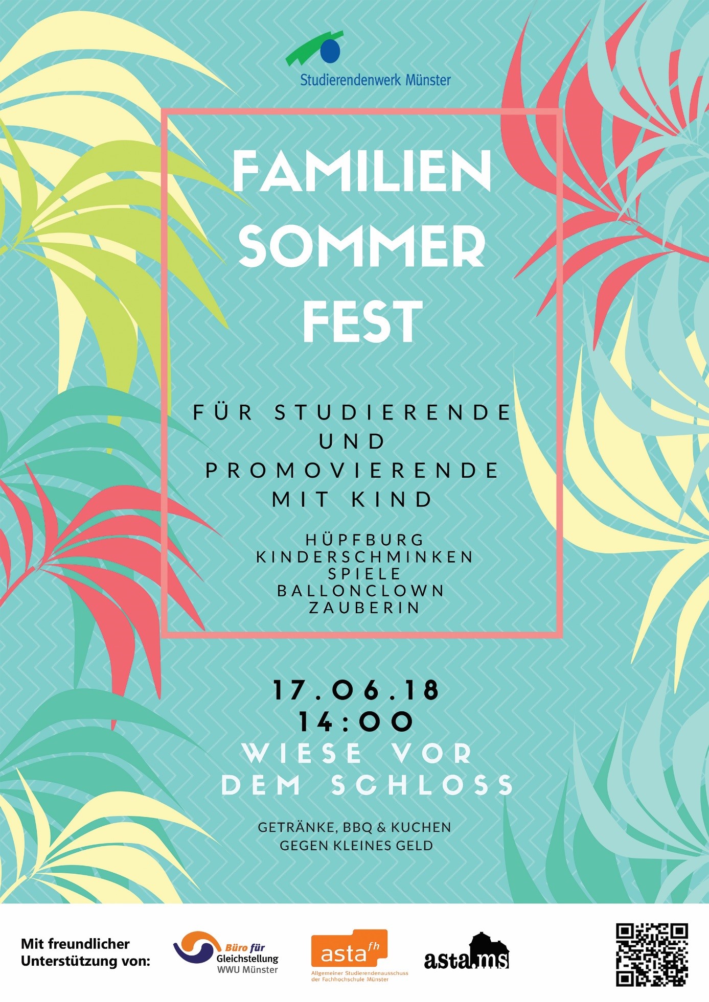 Plakat Familiensommerfest 2018