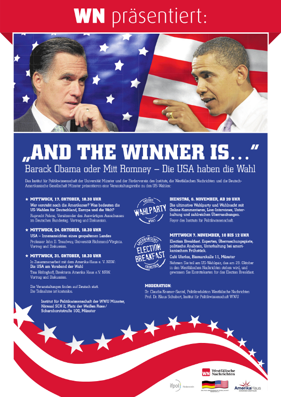 US-Präsidentschaftswahl Plakat