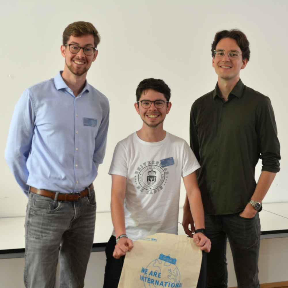 Die Preisträger: Phillip Köhler, Christoph Friedrich und Patrick Dietz (v.l.)