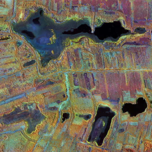 UAV image of a peatland