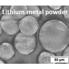 Lithium-Metall-Pulver