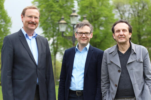 Prof. Dr. Stierstorfer, Dr. Erdbeer und Prof. Dr. Achermann