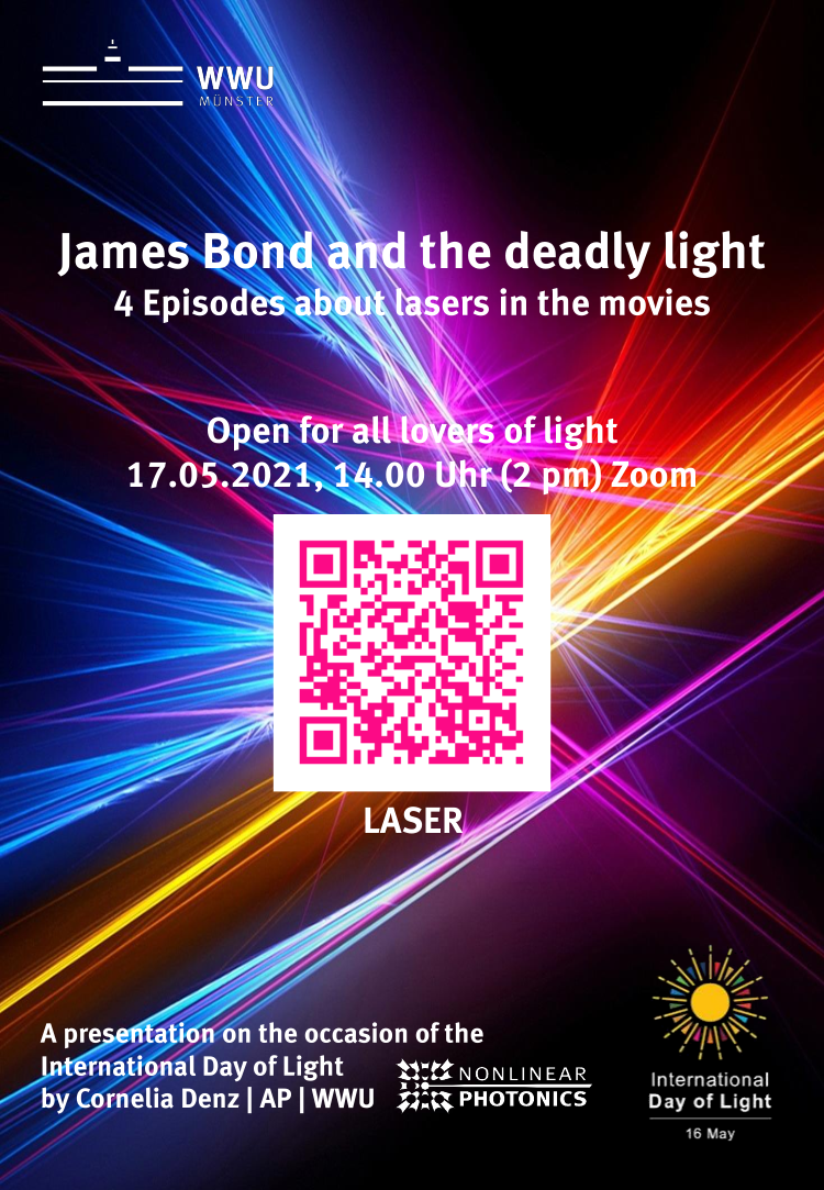 Laser In The Movies - 17-05-2021 - 2pm - Zoom