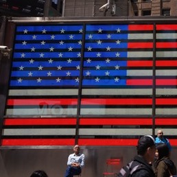 US Flagge Times Square