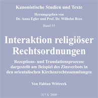 Buchcover Interaktion Religioeser Rechtsordnungen