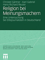 Buchcover Religion bei Meinungsmachern