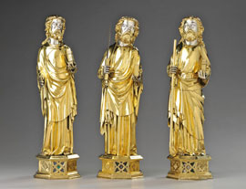 Statuetten der Apostel vom Hochaltarretabel des Domes zu Münster