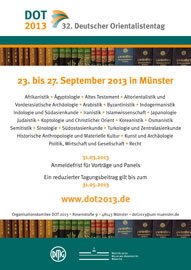 Poster of the 32nd German Oriental Studies Conference