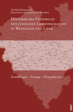 Buchcover „Historisches Handbuch der jüdischen Gemeinschaften in Westfalen und Lippe“